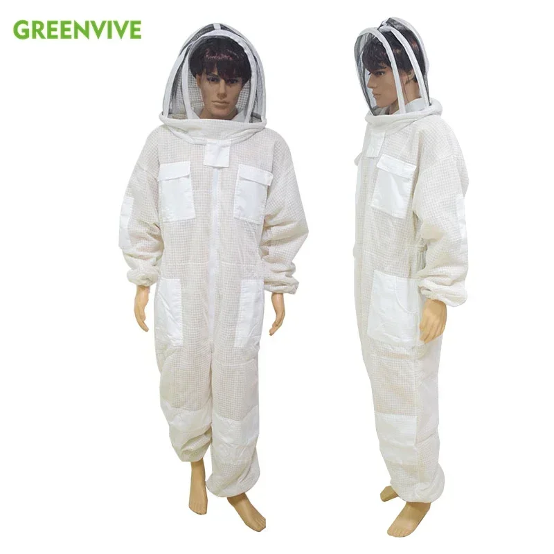 3-layer Vented Beekeeper Clothin Professional Beekeeping Clothing Bee Suit with Veils Beekeeping Clothes Beekeeper Costume