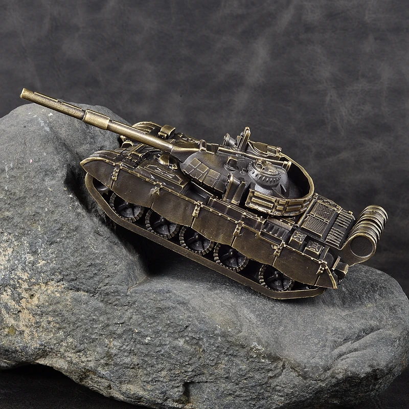 

China 59D main battle tank all metal finished model decommissioning souvenir Home furnishings