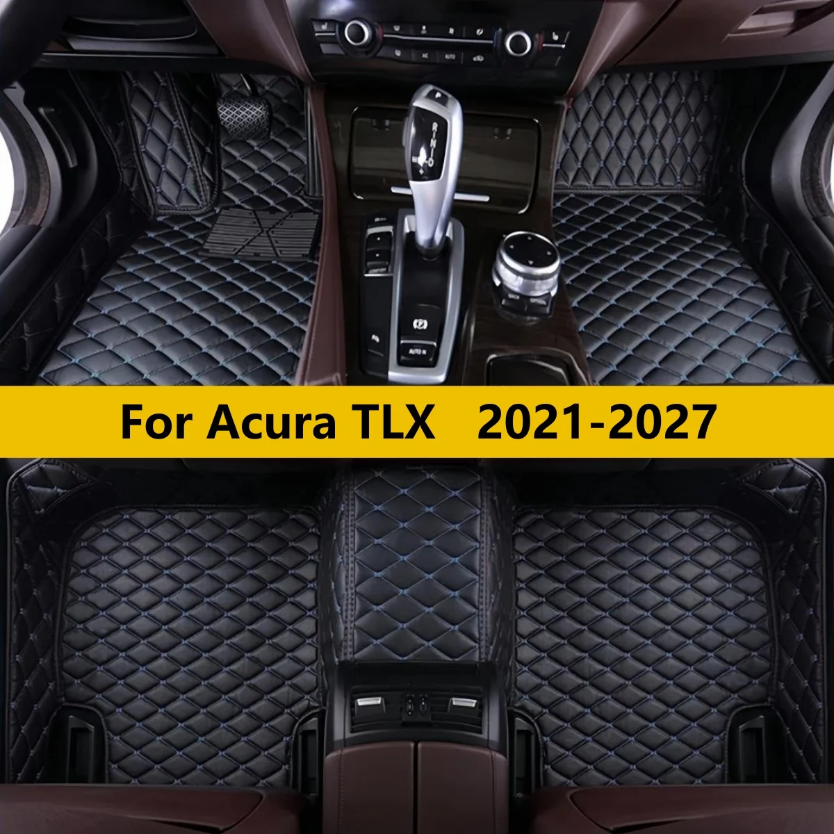 

Автомобильные коврики на заказ для Acura TLX 2021-2027: Аксессуары для интерьера из искусственной кожи