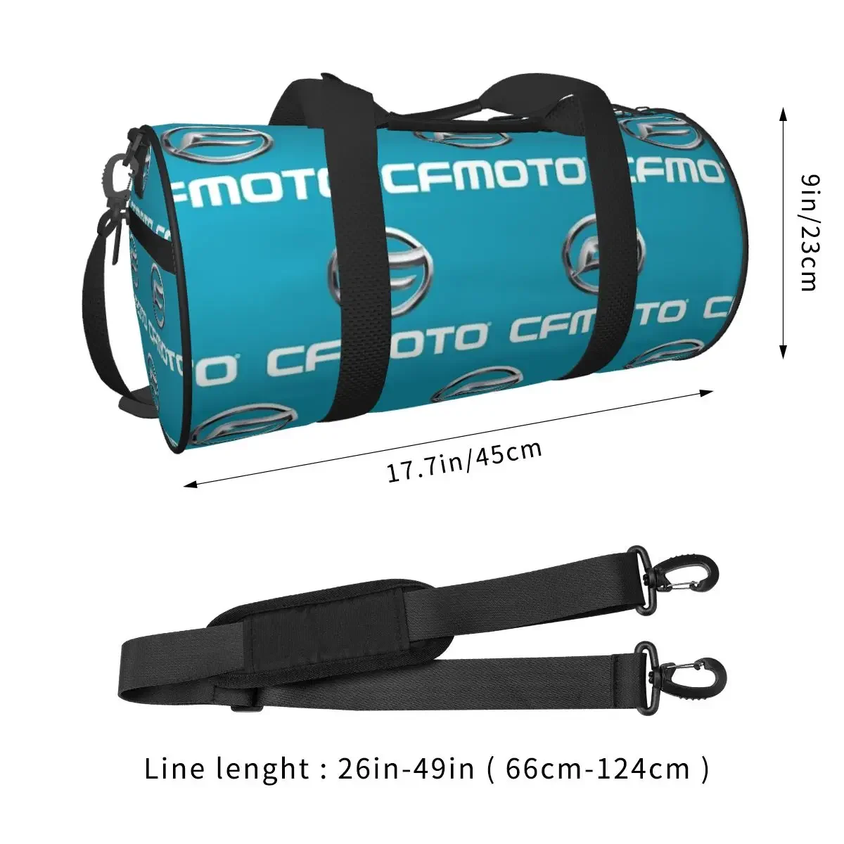 CFMoto Logo Motorcycle Large Duffle Gym Bag Waterproof Duffle Travel Bags Handbags Fitness bag