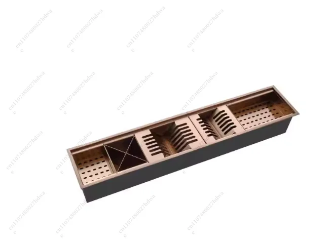 Stainless Steel 6018 Handmade Basin, Bar Counter, Thickened Basin, Sink, Single Slot, Dishwasher, Household Kitchen Single