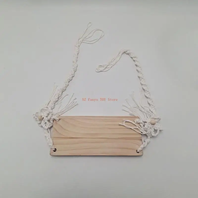 

96GC Photography Props деревянные качели для детского новорожденного фото съемки мебель для младенца DIY Фотография позиции на