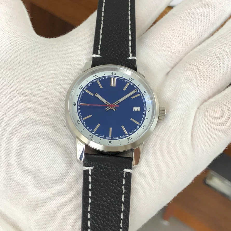 2026  No Logo 40mm GEERVO CN NH35 Watch Waterproof 10Bar Automatic Mechanical Movement Calendar Window  Pilot Men's Watches
