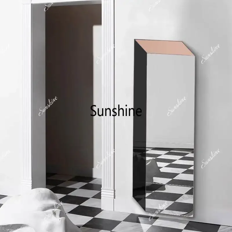 Wall-mounted full-length mirror Home living room cloakroom decorative full-length mirrorTJ