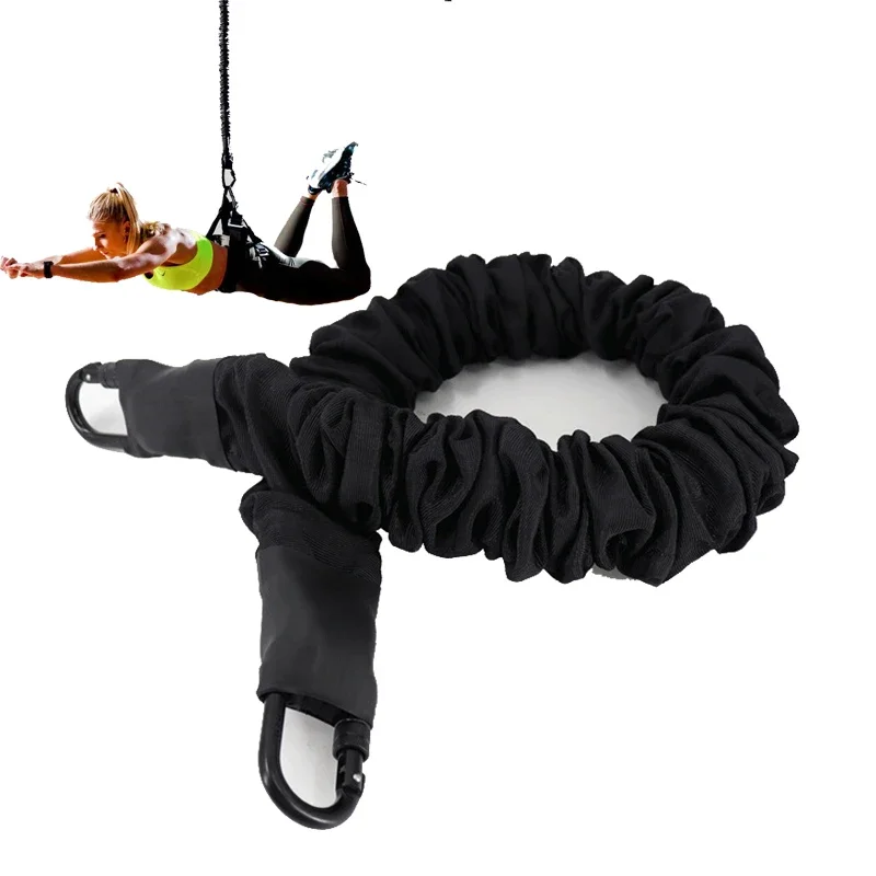 

Wholesale customized Air Yoga Hanging Home Gym bungee jumping equipment full set bungee cord danc sling bungee yoga dance