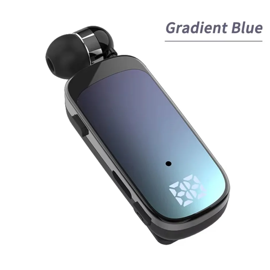 K65 Lavalier Business Bluetooth 5.2 Headphone Incoming Call Remind Voice Noise life 20 Hours One-Click Photo Wireless Headset