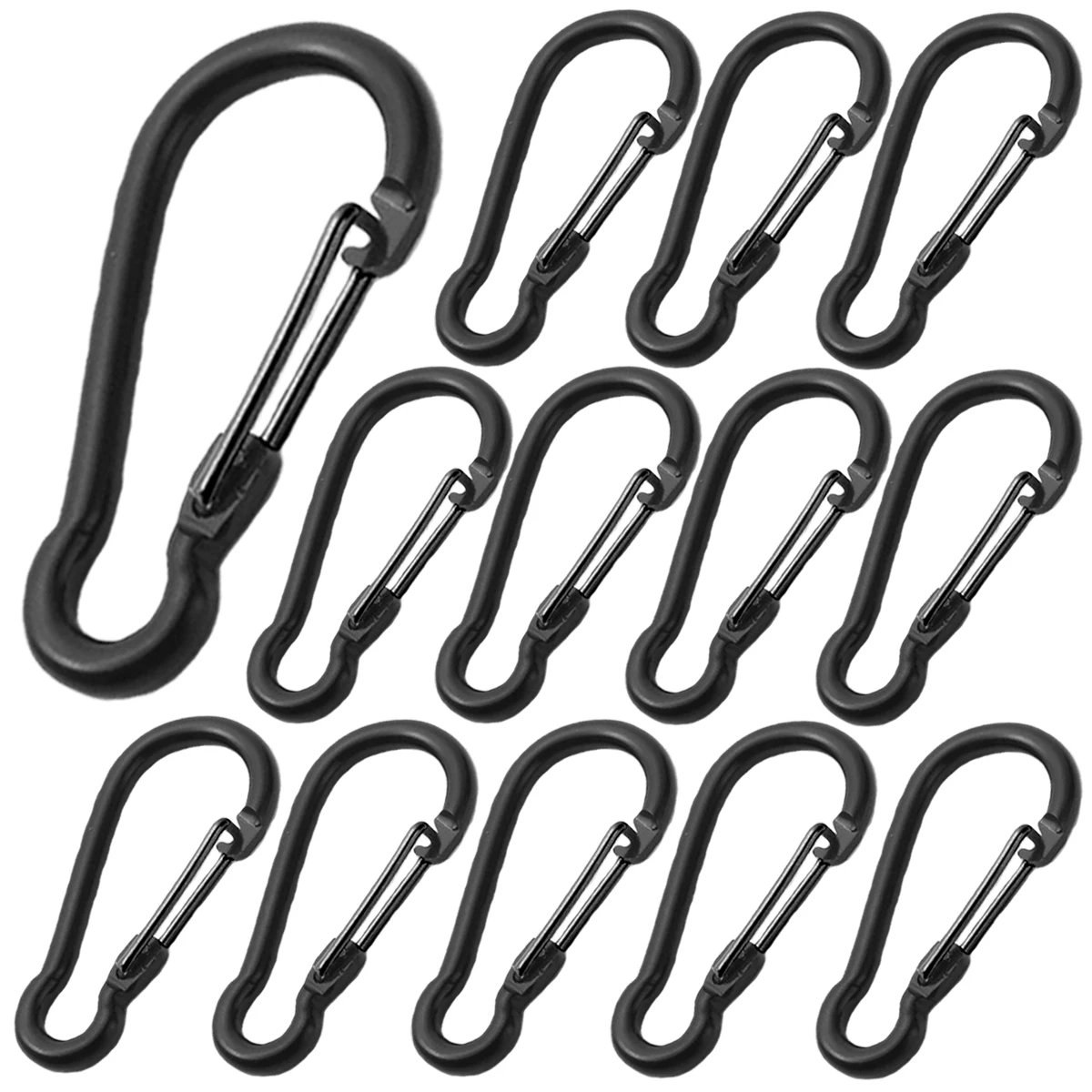 102040PCS Mosquetones con resorte clips de