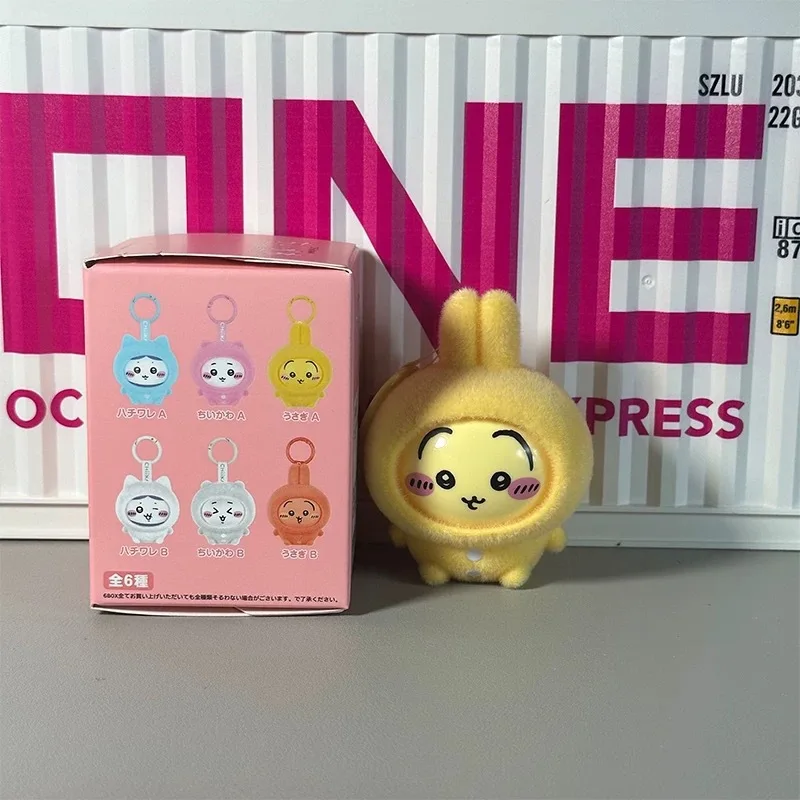 Chiikawa – série pyjama tendance, pendentif à changement de visage, figurine en vinyle, mignon Usagi Hachiware, jouet de haute qualité, cadeau d'anniversaire