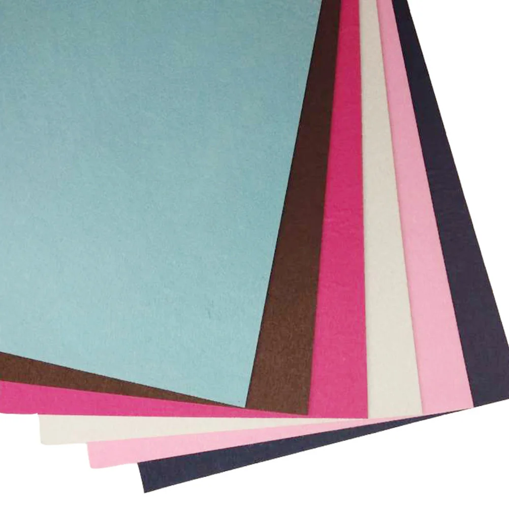 

12Pcs Assorted Color Felt Decals Durable Strong Easy to Cut Paste for DIY Crafts and Decorations DIY Felt Sticker