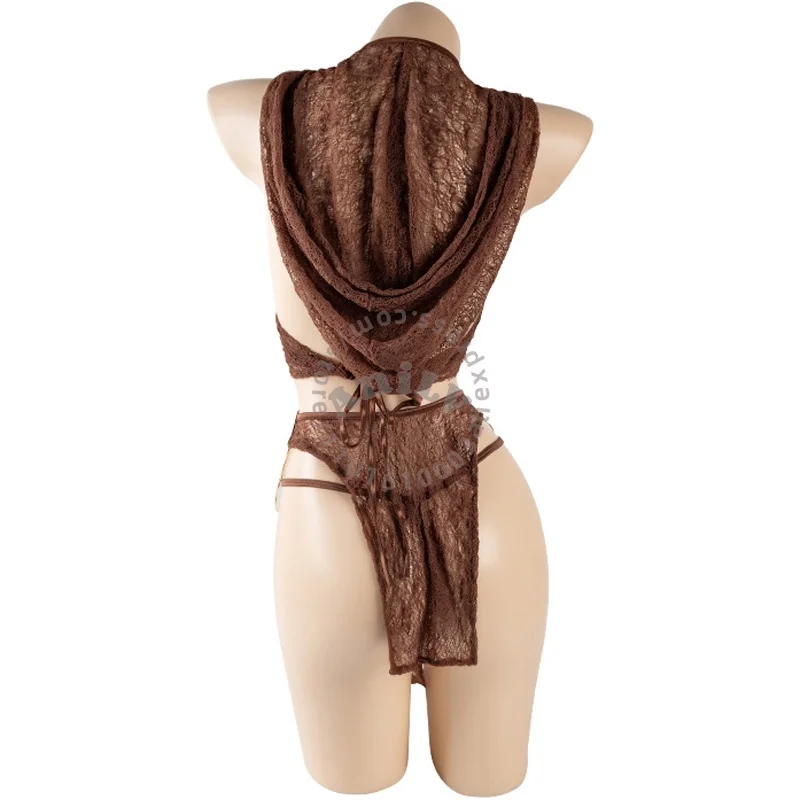 AniLV Egyptian Desert Queen Uniform Sexy Lingerie Wilderness Hooded Dress Erotic Pajamas Temptation Outfits Costume Cosplay