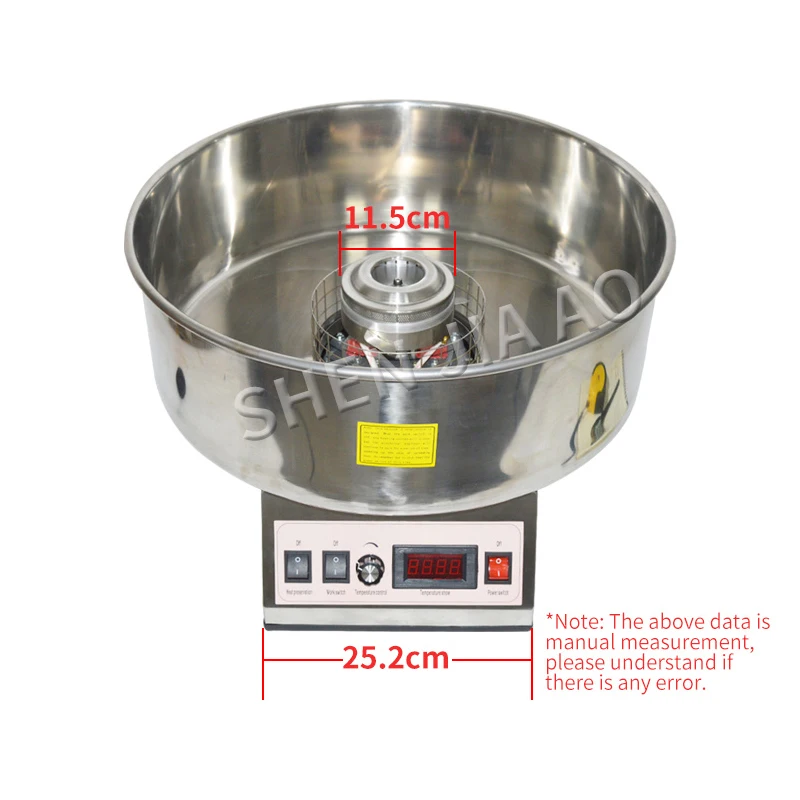 صانع حلوى القطن التجارية حلوى الحلوى الكهربائية لتقوم بها بنفسك خيط السكر زهرة نوع آلة حلوى القطن الفولاذ المقاوم للصدأ 110 فولت 220 فولت