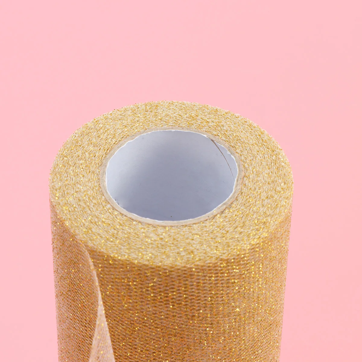 

25 Yards 6 Inch Sparkling Gold Tulle Ribbon Spool Shimmer Coating for Party Decorations Wedding Prom Tulle Rolls Craft Projects