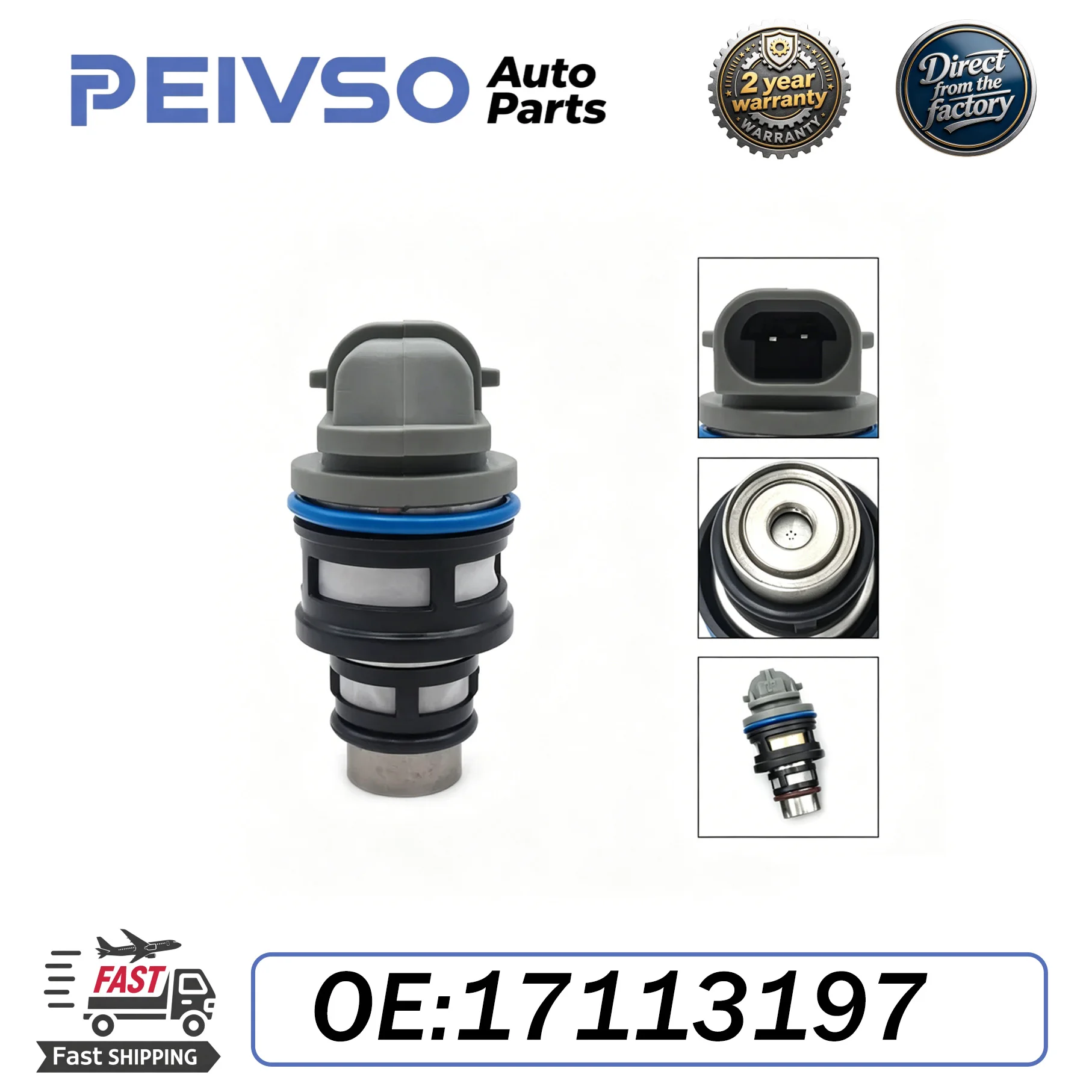 1/4PCS 17113197 Remanufacture High Quality Fuel Injectors Nozzle for GMC Cavalier Buick Pontica 17113124