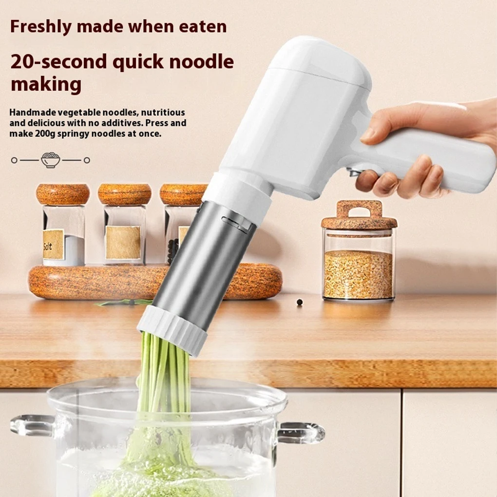 5-in-1 Electric Cordless Noodle Maker Handheld Portable Noodle Press Home Appliances Outdoor Kitchen Home Breakfast Smart Maker