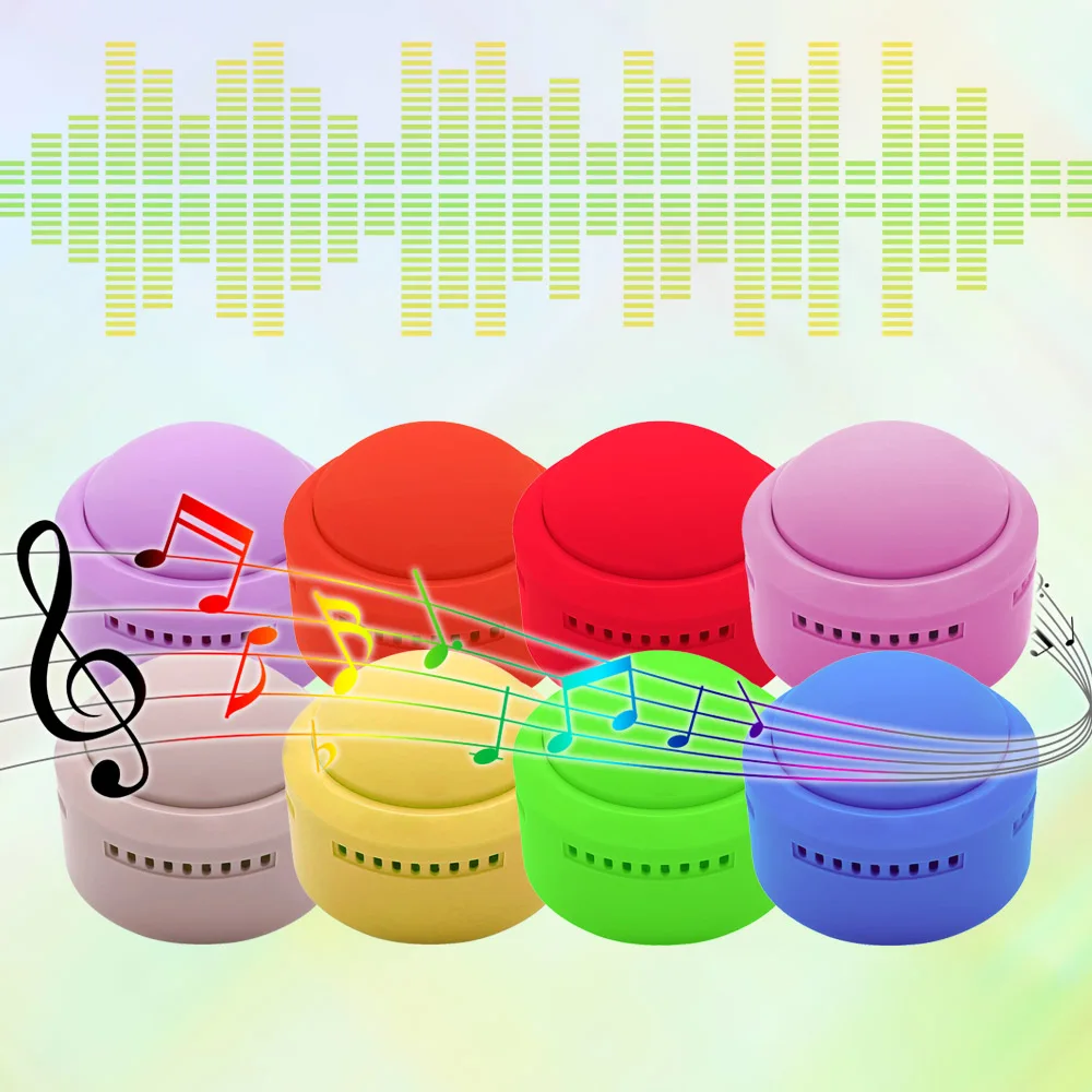 Recordable Talking Button Child Interactive toy Phonograph Answer Buzzers Portable Recording Sound Button Party Noise Makers