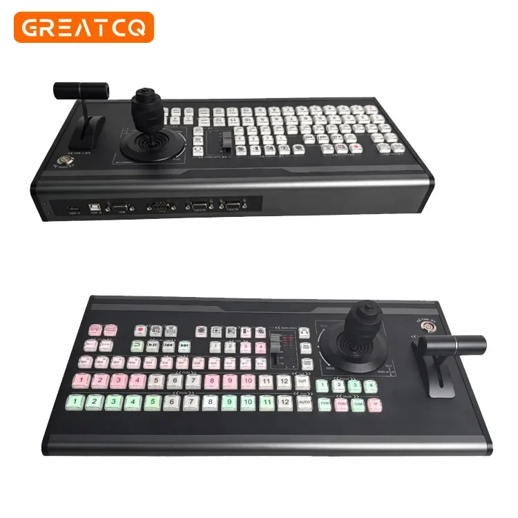2025 VMix Pro 12-Channel Keyboard Controller Video Switcher Mixer Panel Live Streaming Broadcasting Equipment for VMix Software