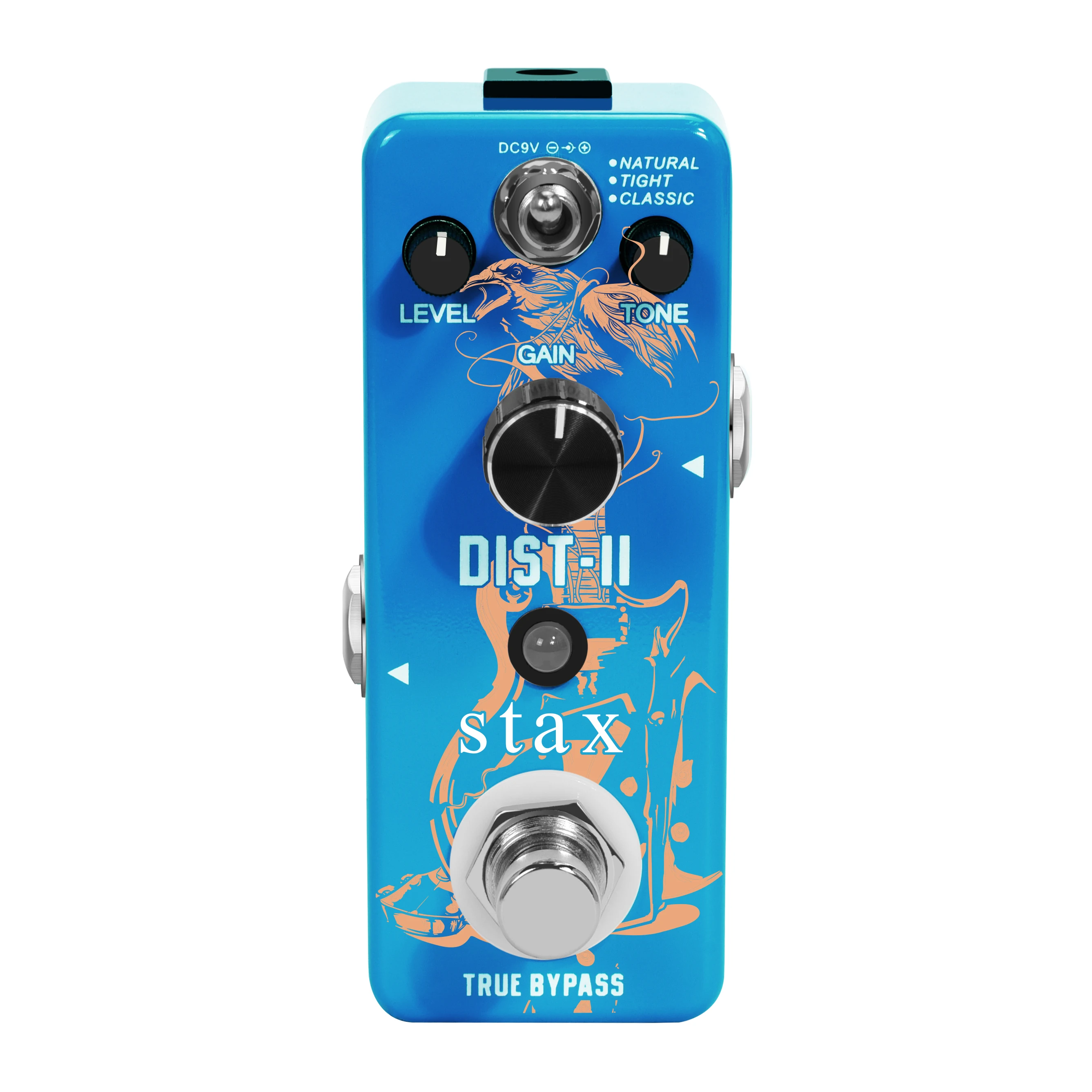 

Stax LEF-301B Guitar Distortion Pedal Solo Dist Effect Pedals For Guitarist High Gain Distortions Pedals Natural Tight Classic