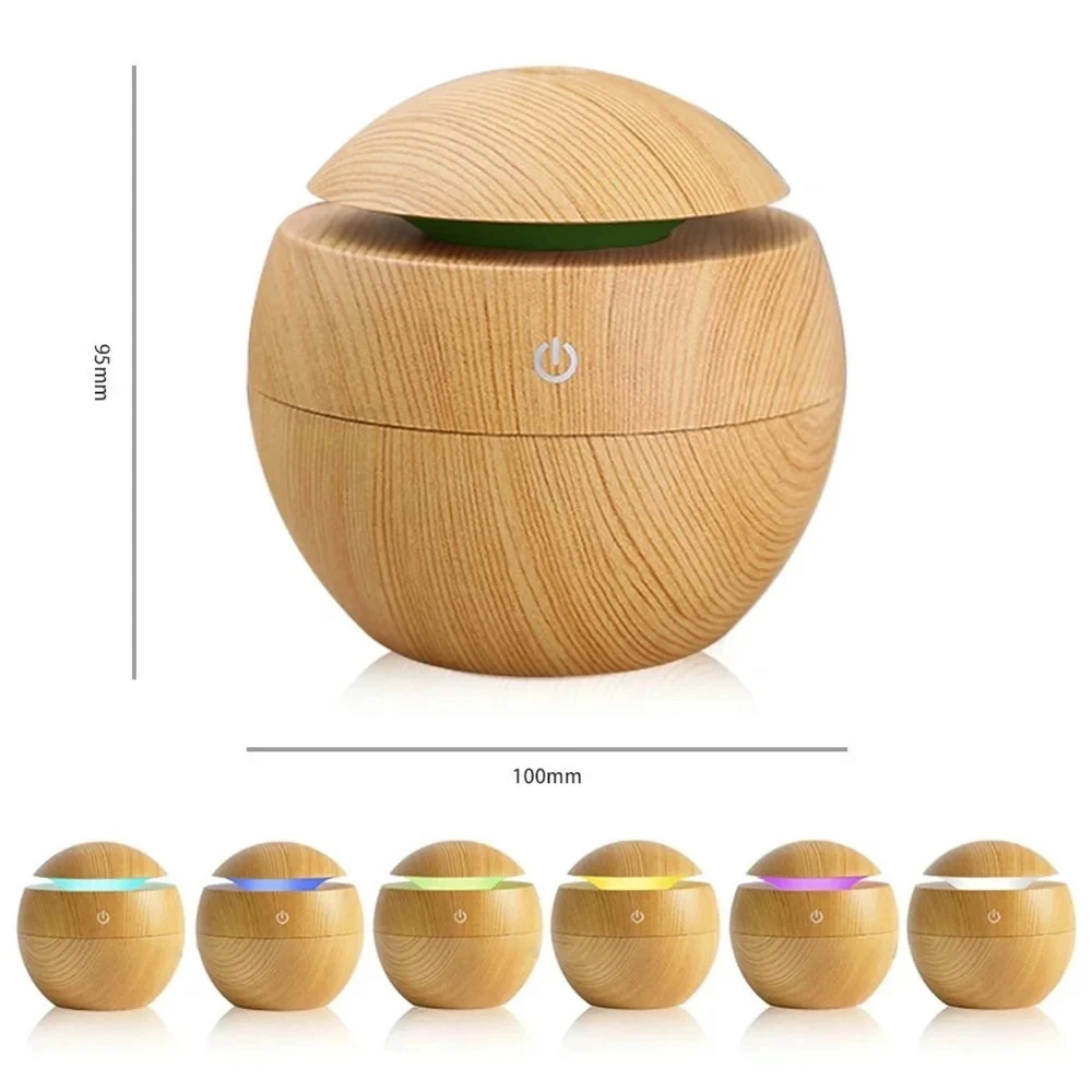 Mini Humidifier 200ML Humidifier Silent Aroma Diffuser Colorful Breathing Night Light 3 Gear Desktop Humidifier for Home Office