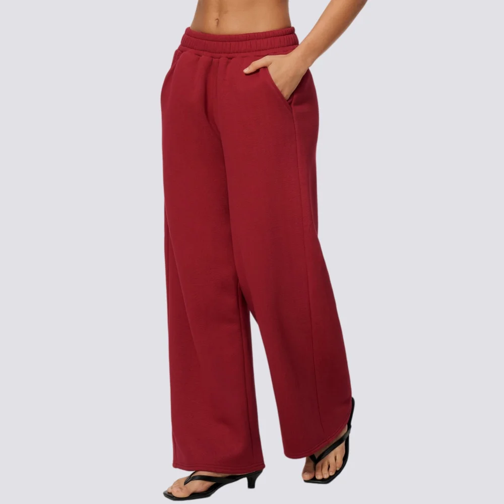 Women Yoga Pants Straight Leg Trousers Female Gym Workout Pilates Pants Running Sports Trousers Pockets  Keep Warm Sportspants