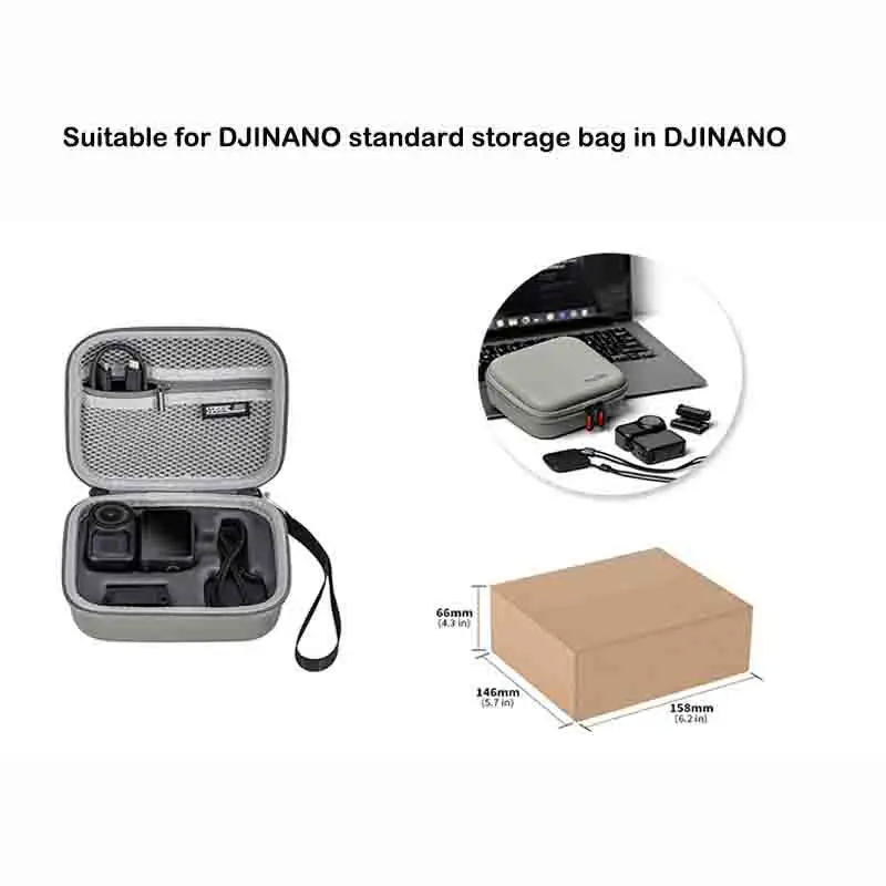 

Чехол для переноски, дорожная сумка с браслетом для DJI OSMO Nano, сумка для хранения аксессуаров для камеры, сумка из искусственной кожи, коробка для стандартной версии