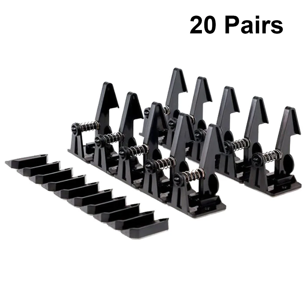 

20 Pairs Drawer Lock Set Baby Safety Locks for Cabinets and Drawers Childproof Cupboard Door Kids