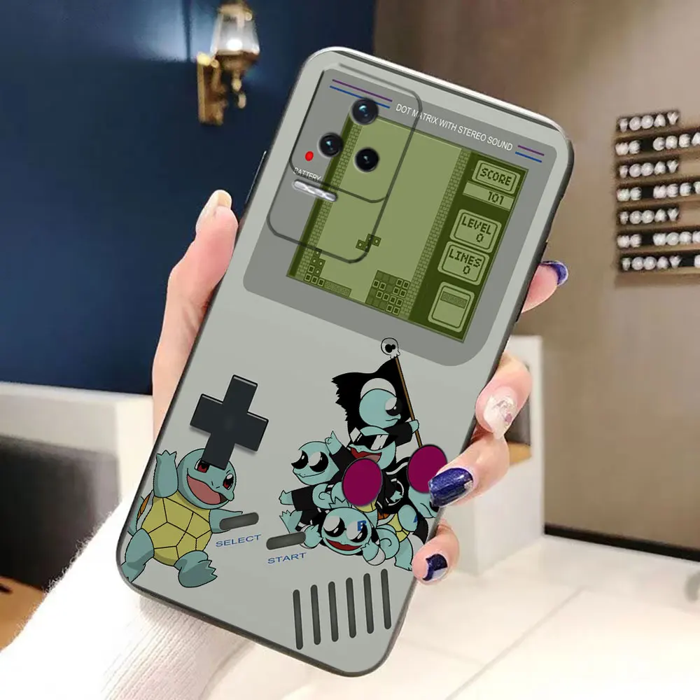 

P-Pokemon P-Pikachu Game-Boy Cover Phone Case For Redmi K60 K40 K30 14C 13C 12C 12 10 10C 9T 9C 9A 9 8 7 6 A1 A2 A3 A5 TPU Case