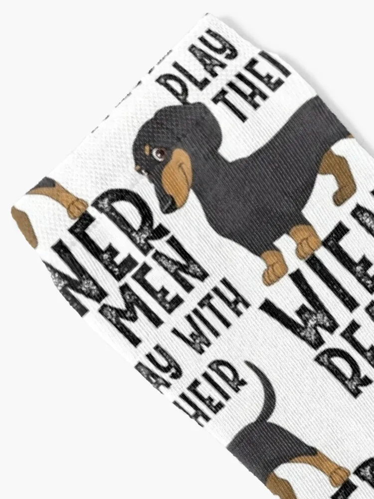 Real Men Play With Their Wiener Socks winter gifts compression Luxury Woman Socks Men's