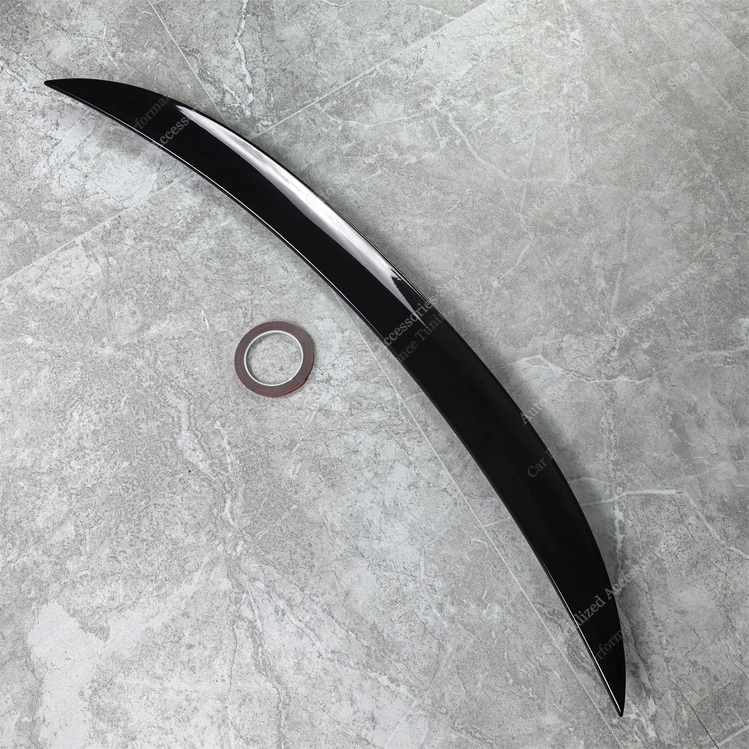 سبويلر خلفي لسيارة BMW G30 باللون الأسود اللامع P 520d 530i 530e 530d 540i M550i M550d 2017-2023 أطقم هيكل الجذع الخلفي #4