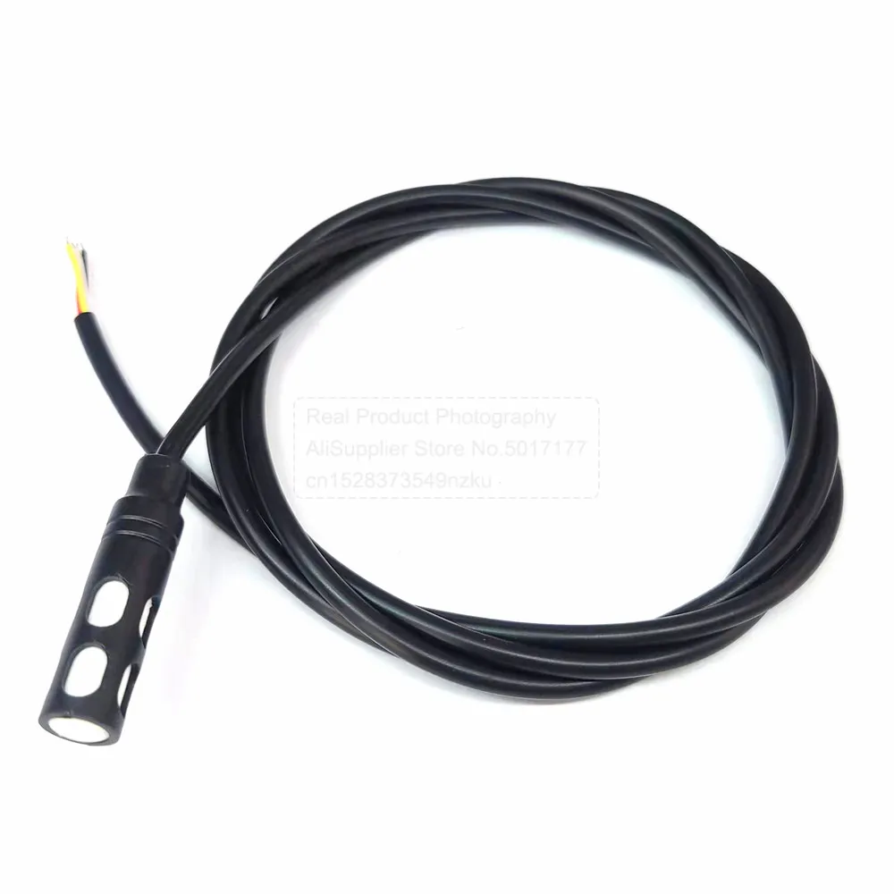 Temperature and Humidity Sensor Probe Cable SHT20 SHT30 SHT40 SHTC3 Digital Temperature Sensor 1M Length I2C Interface 3.0MM