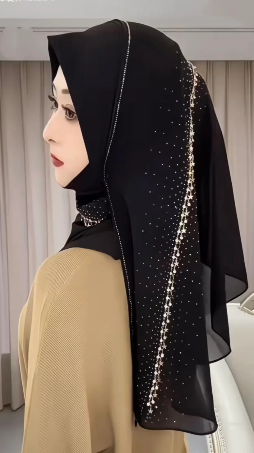 

Muslim Chiffon Wrap Hijab New Design Long Shayla Scarves