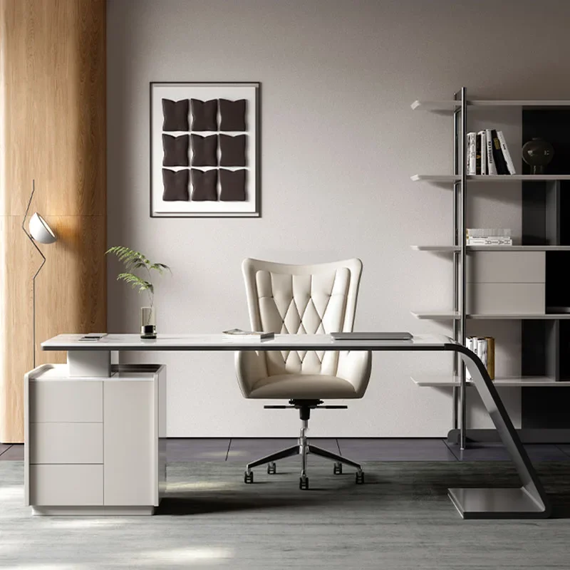 

Laptop Standing Student Desk Work Modern Gaming Workstation Stand Study Desk Table Small Mesa De Estudio Office Furniture