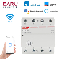 eWelink App Three Phase WiFi Circuit Breaker Smart Time Timer Relay Switch Voice Remote Control Smart House Alexa Google Home