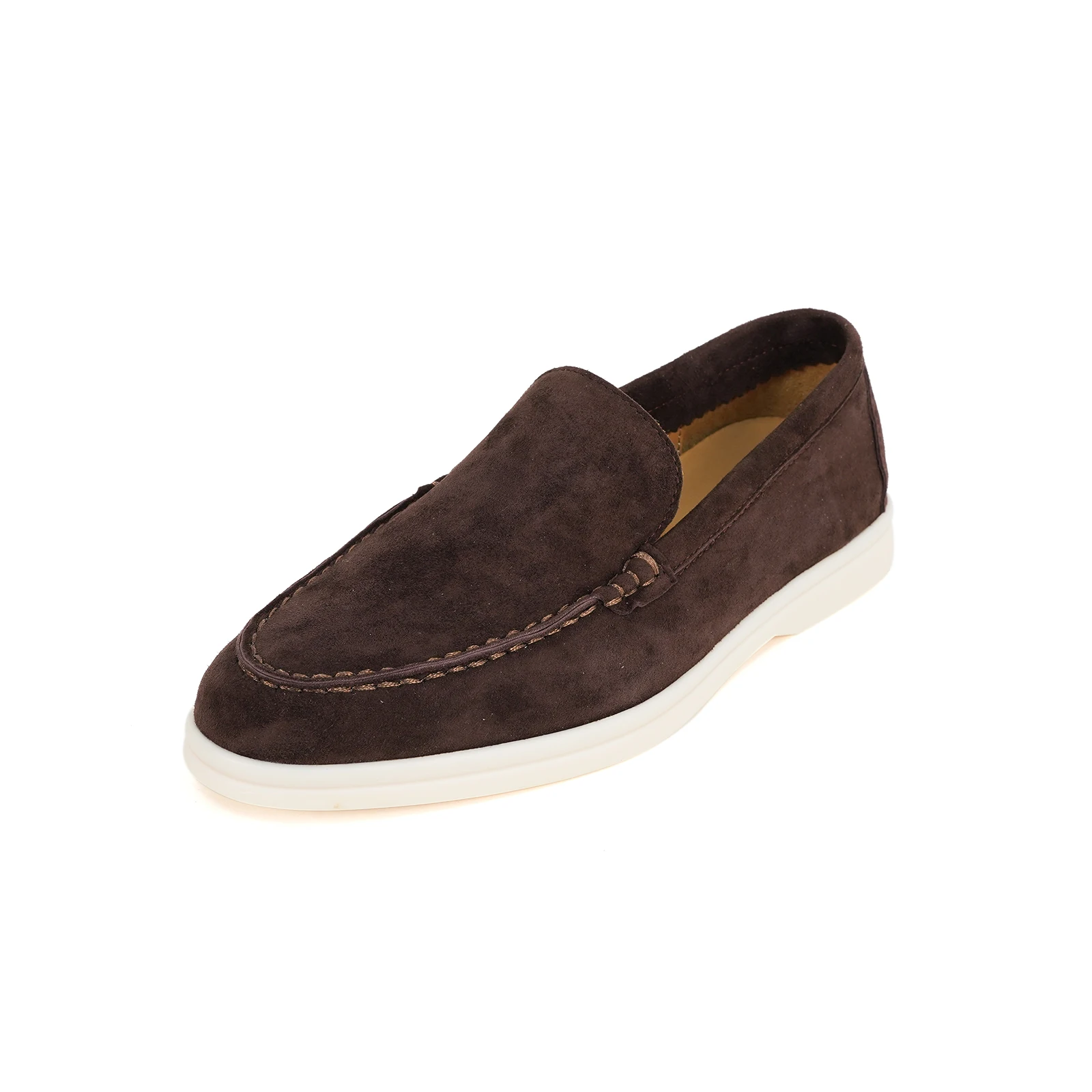 Lente En Herfst Hete Dames Le Fu Schoenen Klassieke Ronde Hoofd Ondiepe Mond Echt Lederen Damesschoenen Retro Dagelijkse Schoenen