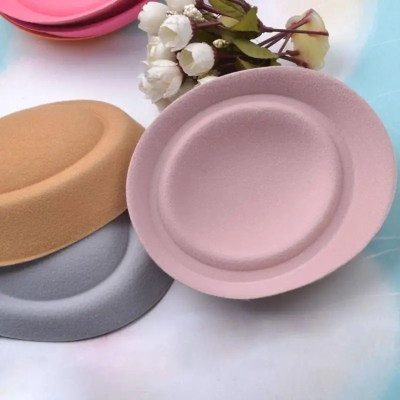 

39BD Unisex Airline Hat Base for Adult Stewardess Caps Base Hat Accessories for Stage Costume Uniform Millinery Making