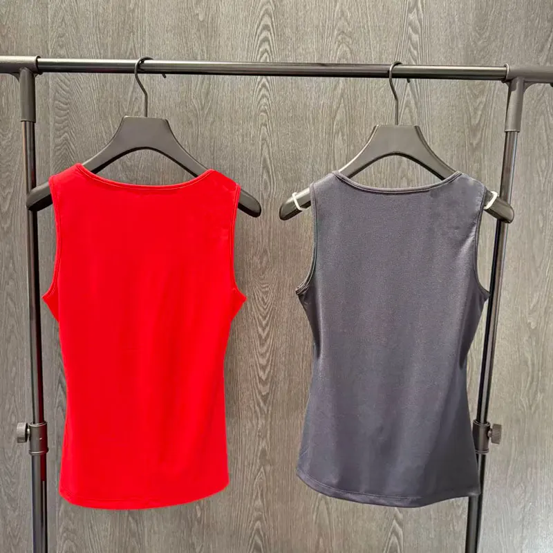 2026 Women's Golf Outfit Set Early Autumn Knit Vest Mesh Long Sleeve Top Two Piece Sports Casual Clothing