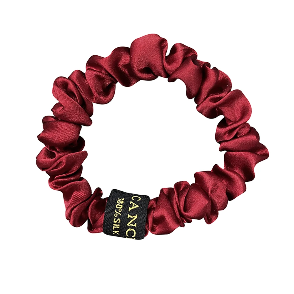 100% Natuurlijke Moerbei Zijde Scrunchies Hoofdband Haarband Banden Gom Elastische Paardenstaart Houders Voor Vrouwen Meisjes 19 Mama 1.5Cm