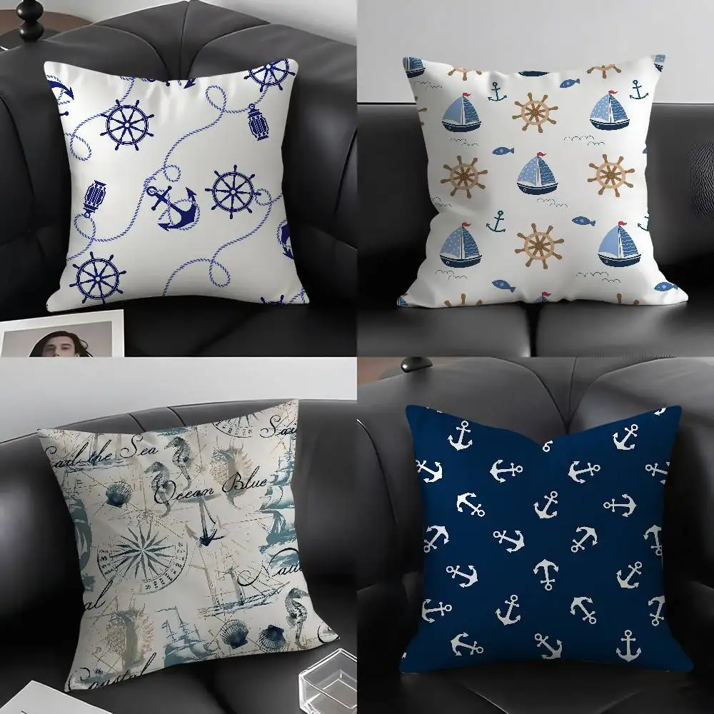 

Pillow Case Oean Animals Sofa Short Plush Double-sided HD Printing Room Home Office Gift Cushion Cover