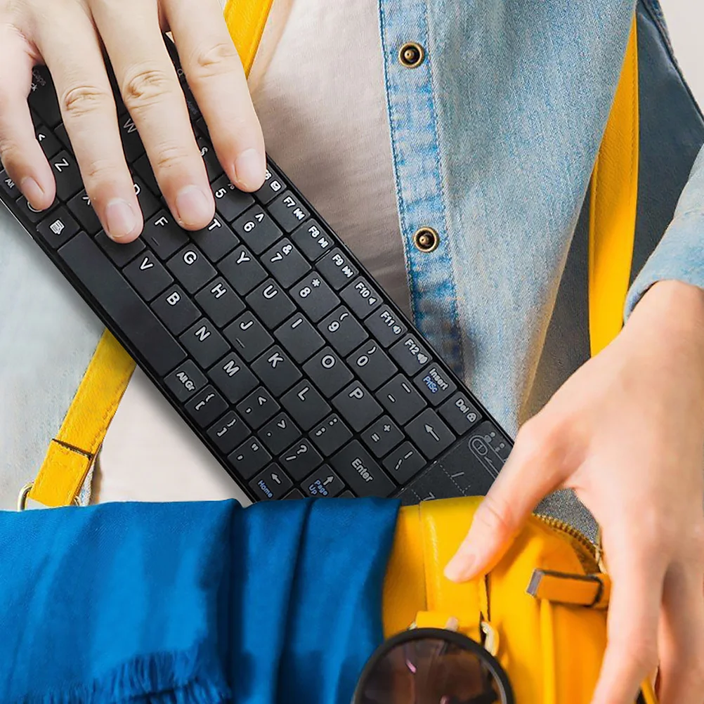 

Wireless Portable Ultrathin Keyboard Compact Touchpad Number Pad Compatible for Office Business Gaming Computers