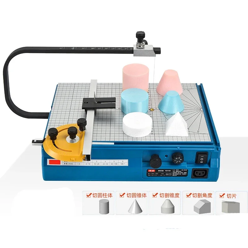 

KD-6A Cutting machine low density foam sponge pearl cotton round cone shaped cutting table