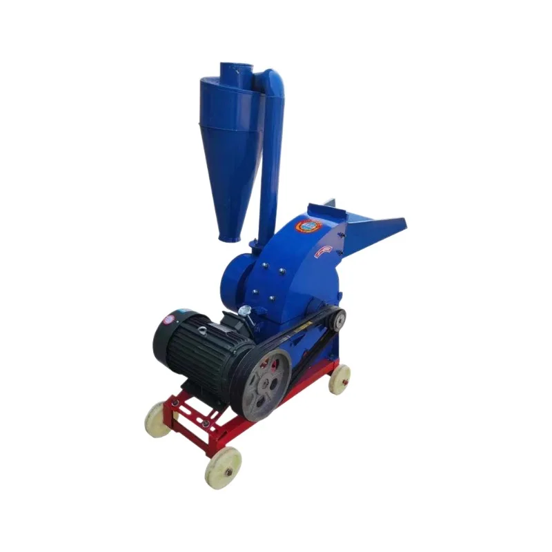 

Corncob straw hammer crusher, feed 360 type household breeding hammer crusher