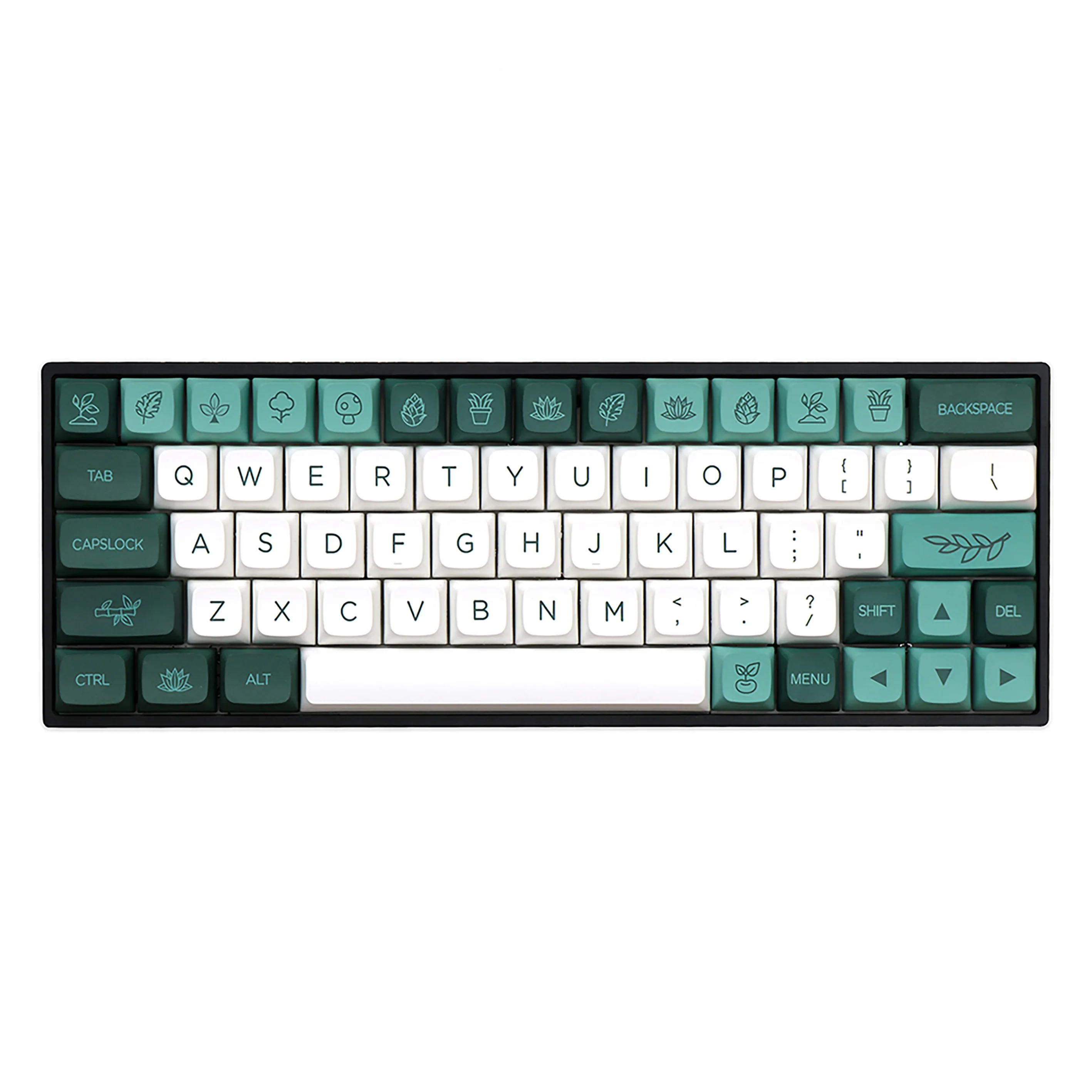 'original-height-mechanical-keyboard-cherry-custom-xda-green-double-shot-pbt-profile-gaming-gmk-botanical-dye-sub-keycap-set