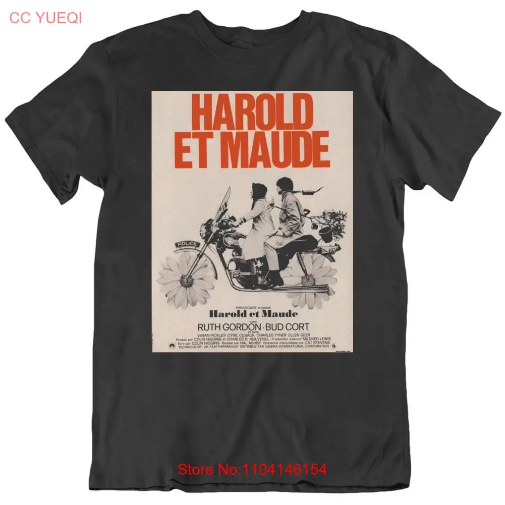 Harold And Maude French Movie Poster T Shirt long or short sleeves