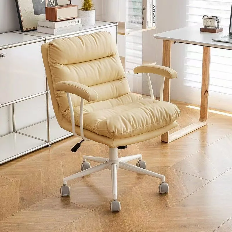 Leisure Computer Chair Home Comfortable Sedentary Desk Backrest Learning Office Writing Student Lifting Swivel Chair