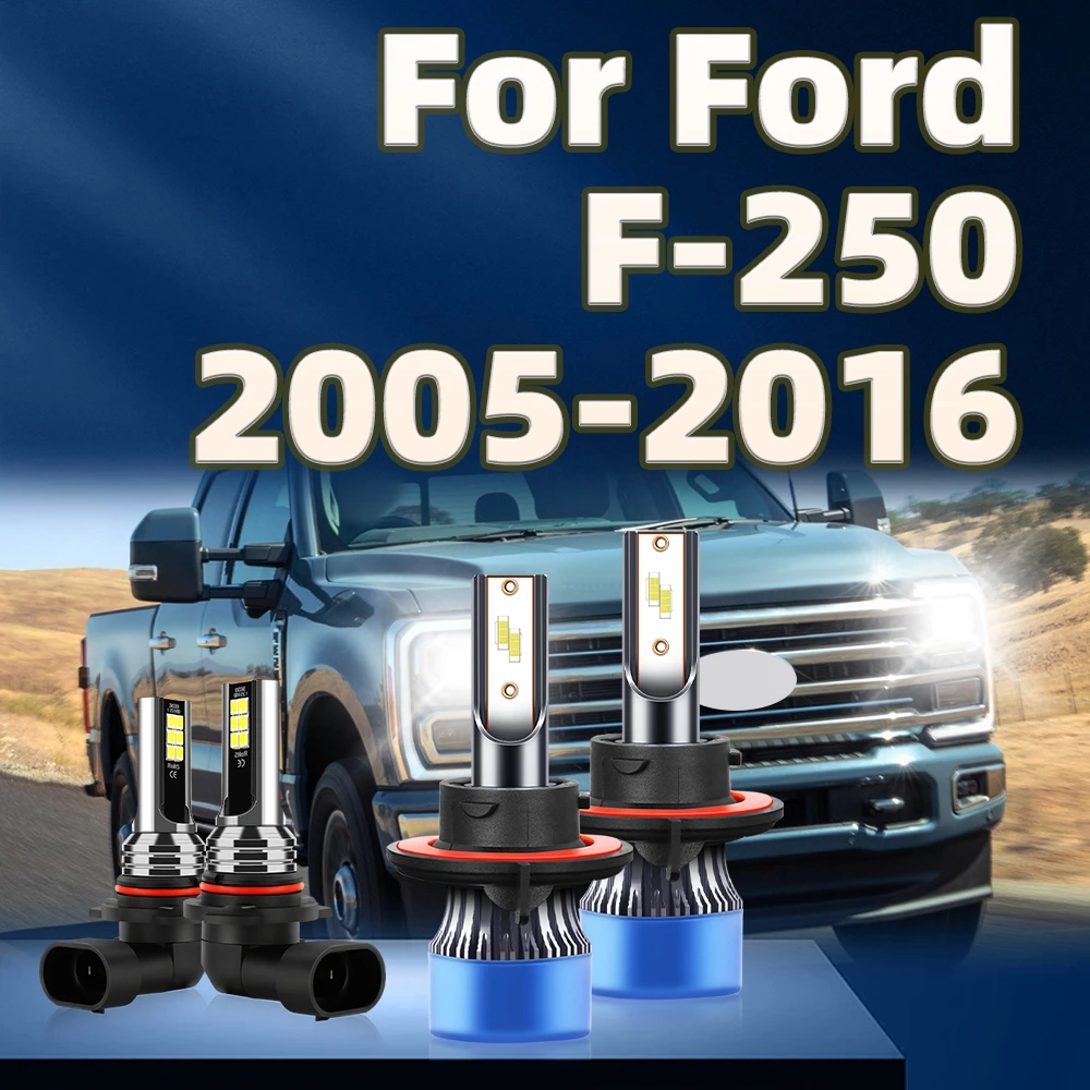 

Автомобильные фары 9145 лм Φ H13 6000 2005 K, комплект противотуманных фар для Ford светодиодный 2006 2007 2008 2009 2010 2011 2012 152016 13 14