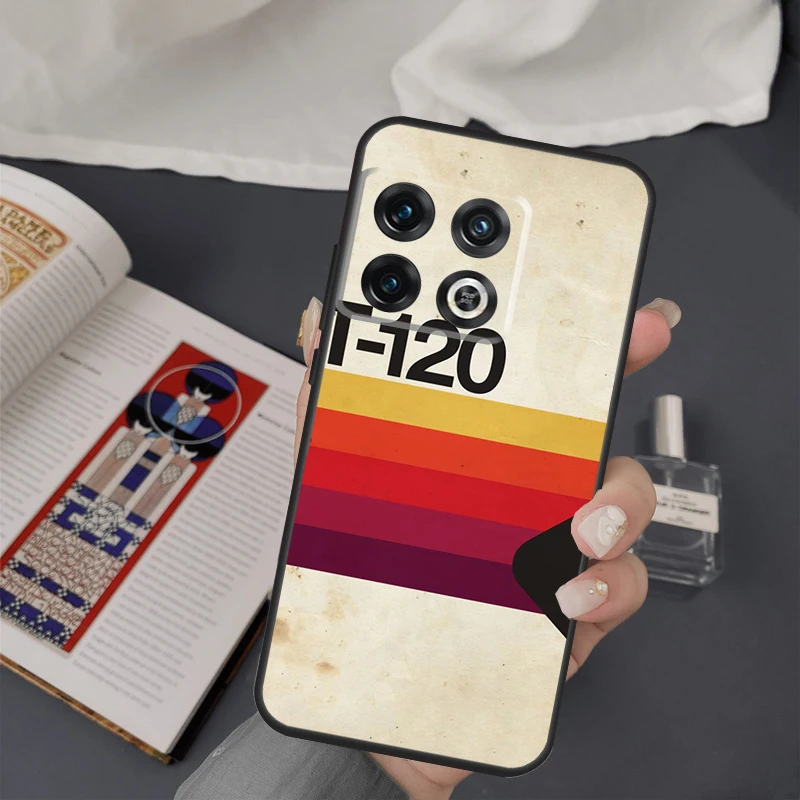 حافظة ملصق عتيقة بشريط كاسيت Vhs لهاتف OnePlus Nord 4 CE 3 2 Lite N30 N20 9 10 Pro 8T 9RT 10T 11 OnePlus 13 12 R