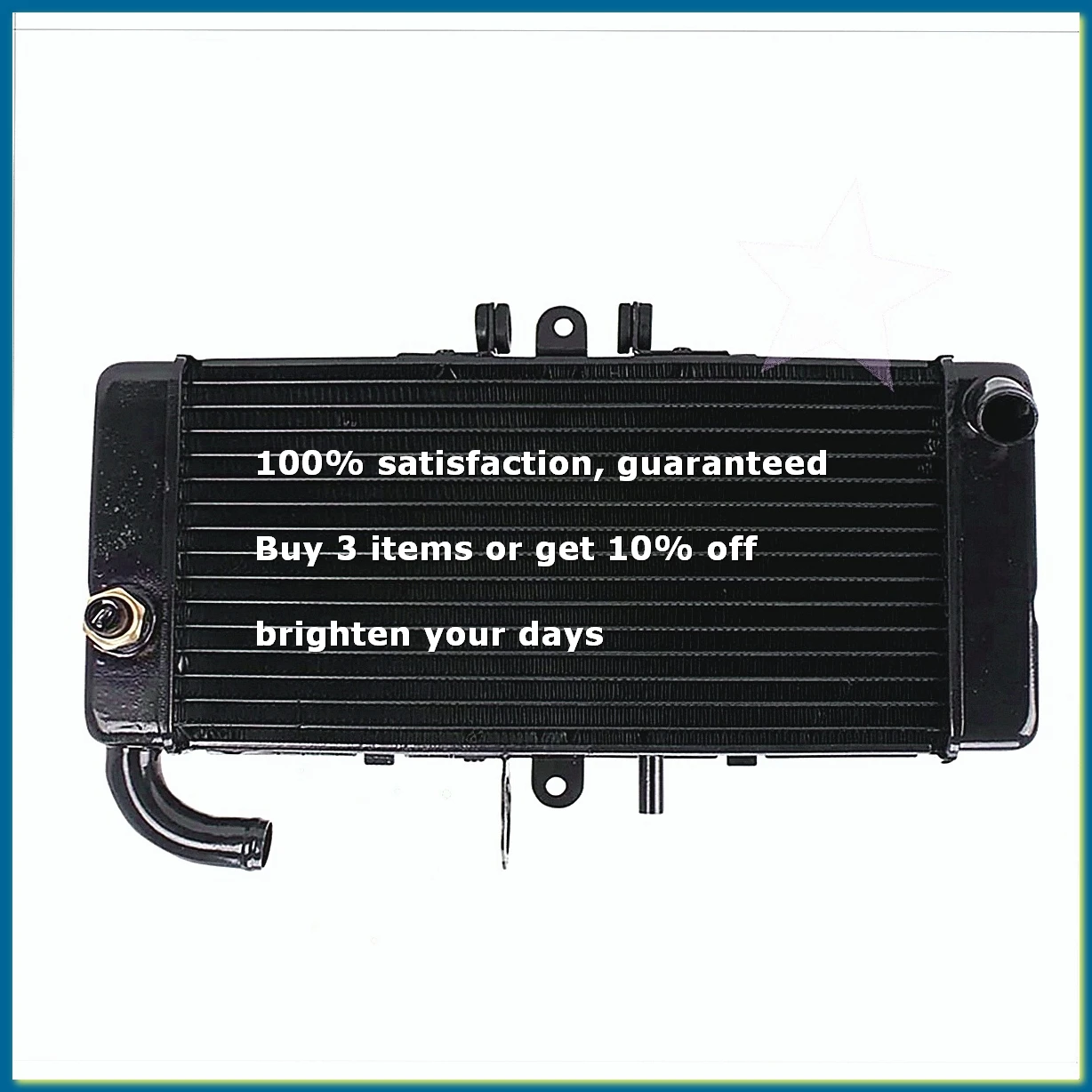 ●Motorcycle Aluminium Radiator Cooler Cooling Water Tank for CB400 CB400SF 1992 - 1998