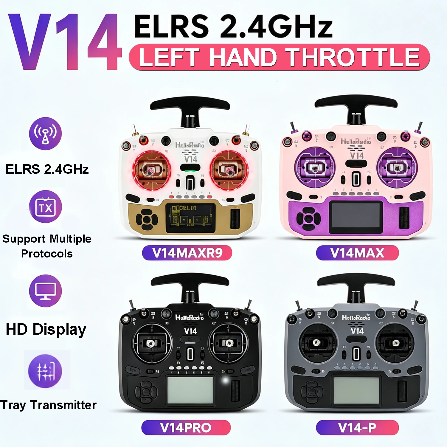 Drone Rc Frequency - HelloRadio V14 MAX R9/MAX/PRO Nadajnik RC