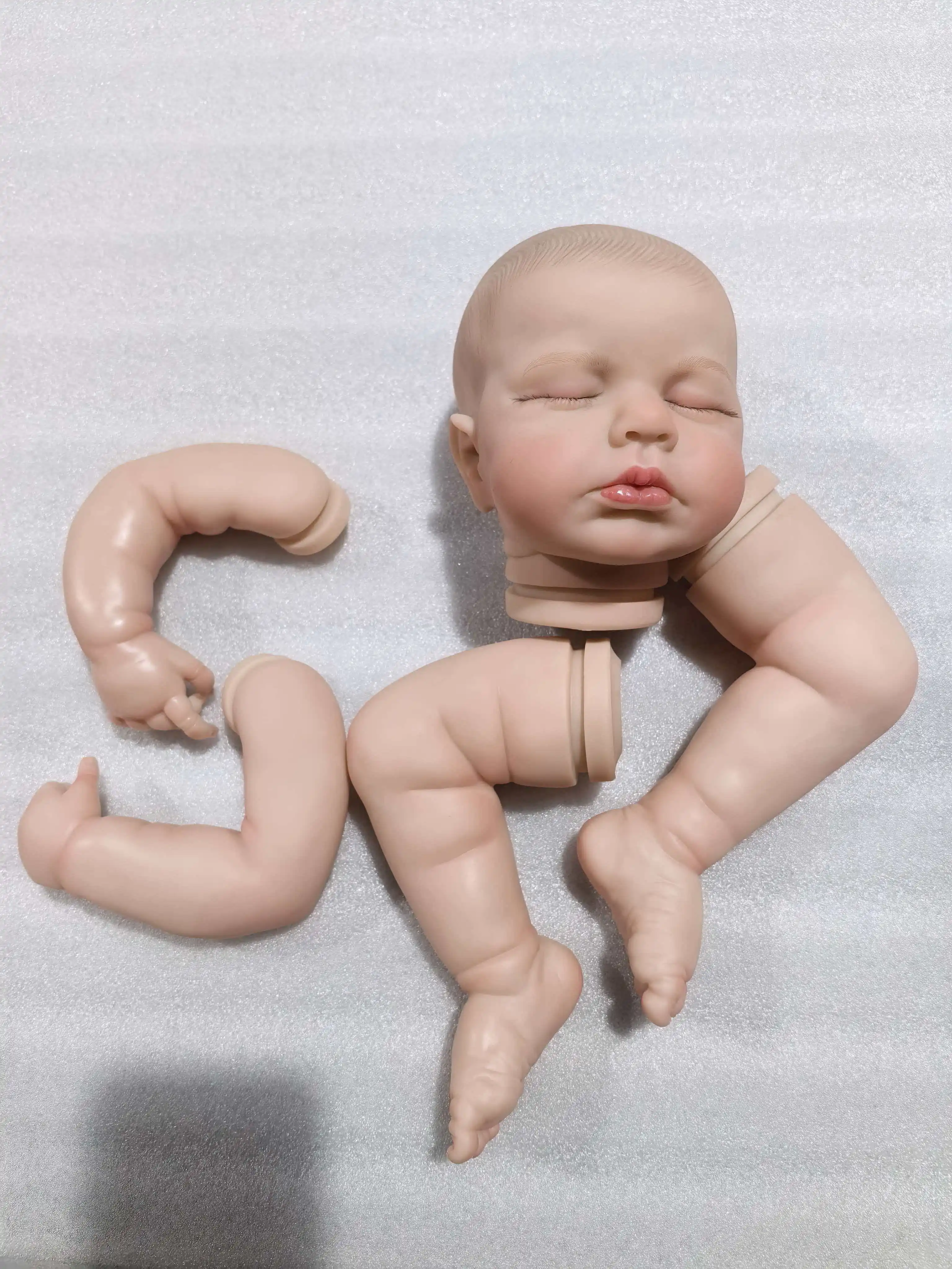 NPK 19inch Finished Doll Size Already Painted Kits Loulou Very Lifelike With Many Details Veins same As picture
