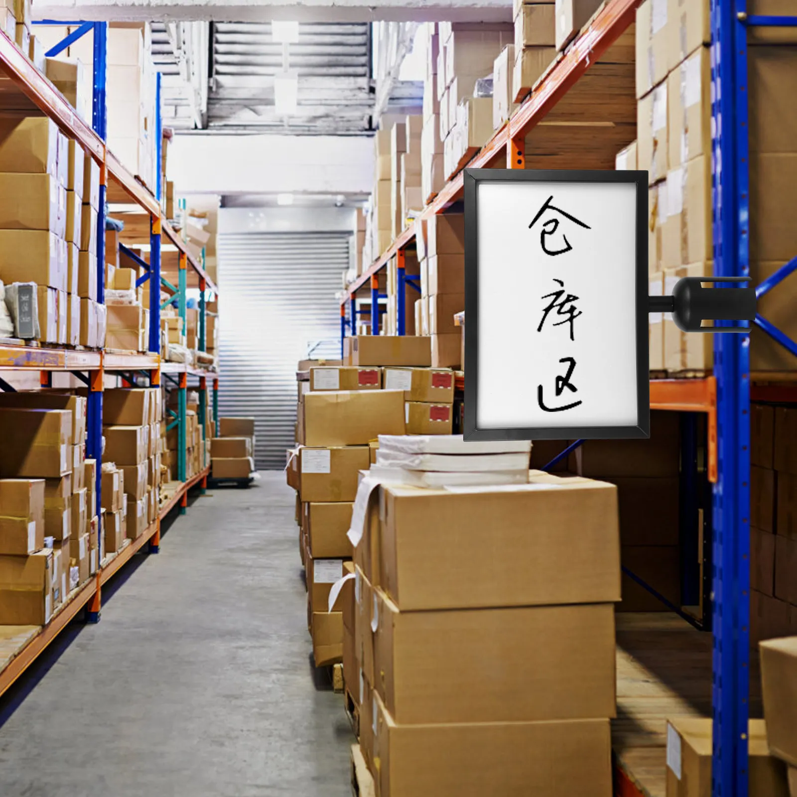 

Коммерческий металлический держатель для вывесок, для установки на стойку ограждения, с держателем для плаката А4, выдвижной лентой для контроля толпы, для ландшафтного размещения