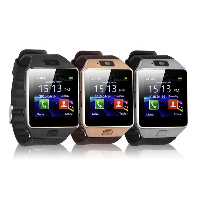 حار بيع الرياضة DZ09 فتحة الساعة الذكية لنظام Android لنظام IOS